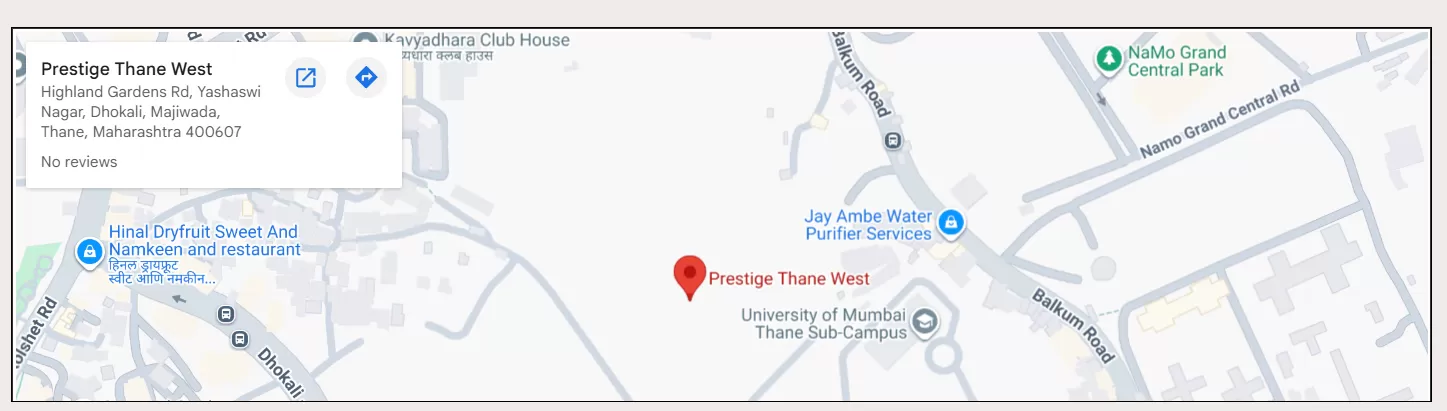 Prestige New Launch Thane